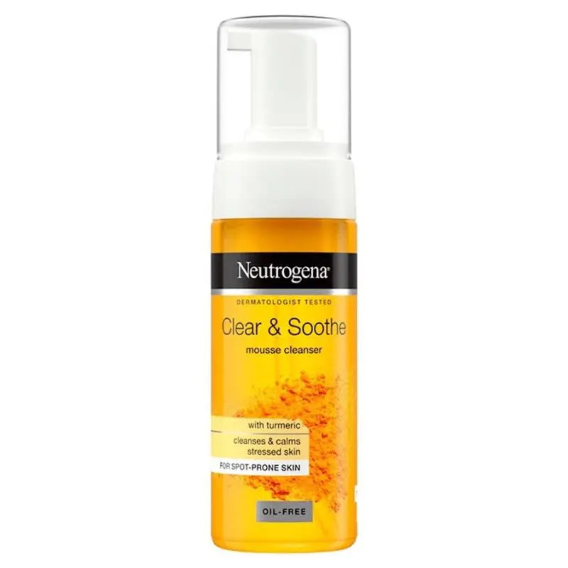 10. Neutrogena Clear & Soothe mousse Nettoyant Du Visage 150 ML NEUTROGENA