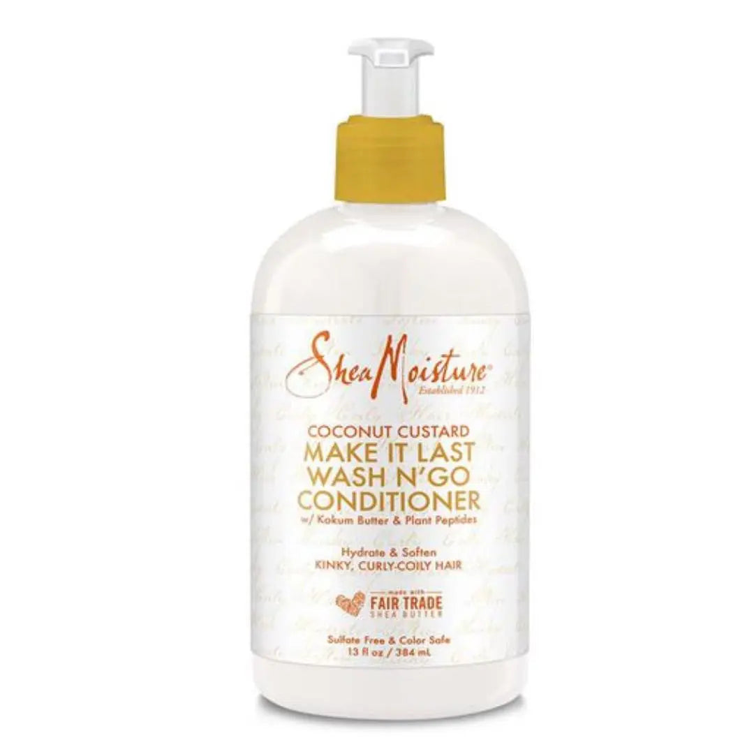 10. Shea Moisture Coconut Custard Make It Last Wash N'Go Revitalisant Apres-Shampoing 384 ML SHEA MOISTURE