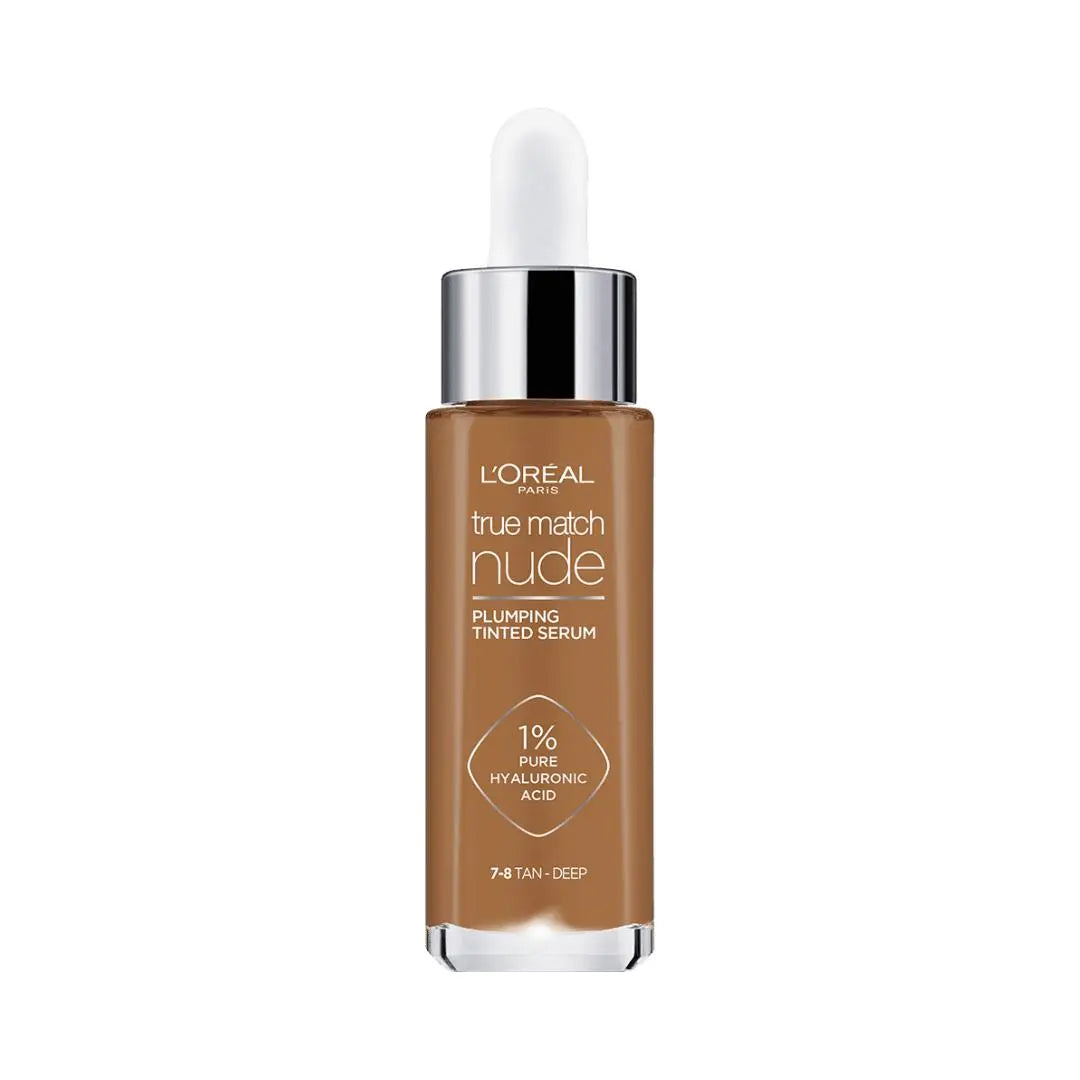 10. True Match Nude Sérum Repulpant Teinté Tan-Deep 30 Ml L'oreal