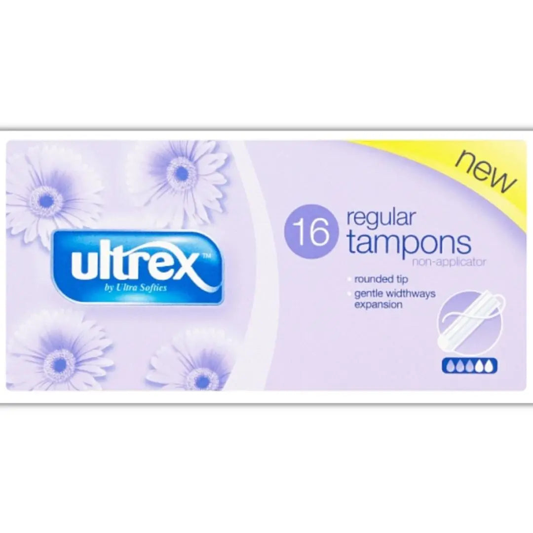 10. Ultrex Tampons réguliers sans applicateur paquet de 16 Ultrex