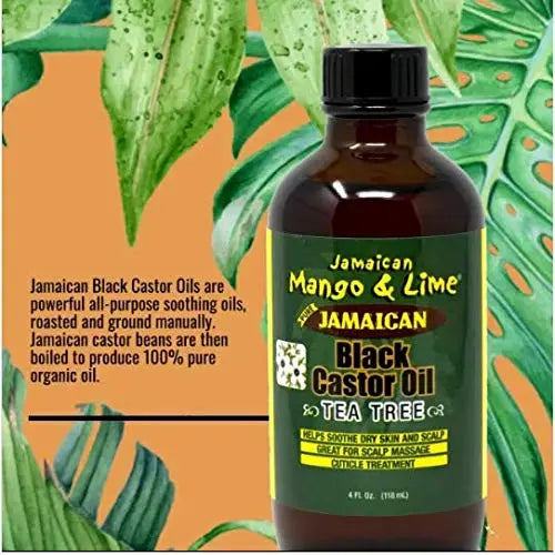 10.Jamaican Mango & Lime Huile de ricin noir et Tea Tree 118ml JAMAICAN MANGO & LIME