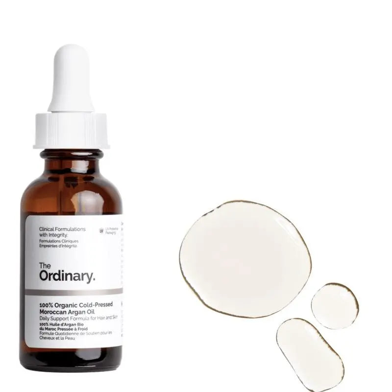 10.The Ordinary 100% Organic Cold-Pressed Moroccan Argan Oil 30ml ORDINARY