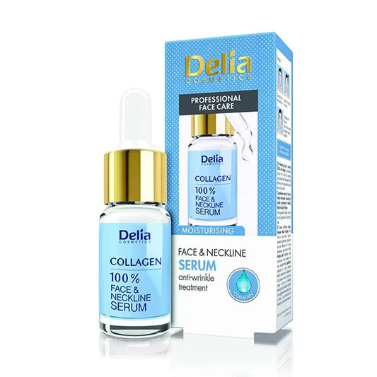 1,0 Delia Collagen Moisturising Face & Neckline Serum 10ml Delia