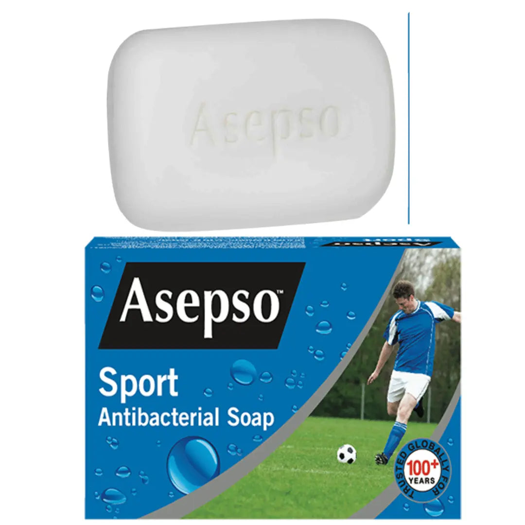 1,0 Savon ASEPSO  SPORT avec agent antibactérien - 80g ASEPSO