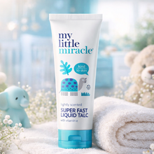 Charger l'image dans la galerie, My Little Miracle – Super Fast Liquid Talc  Talc Liquide Ultra Rapide – avec Vitamine E 250 ML