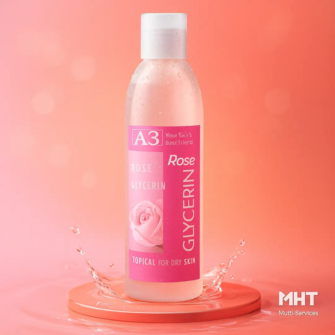 A3 Topical Rose Water Glycerin 260 ml A3 LEMON