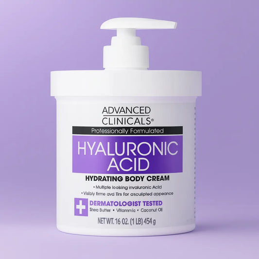ADVANCED CLINICALS Crème Hydratante Instantanée à l’Acide Hyaluronique 454 g ADVANCED CLINICALS