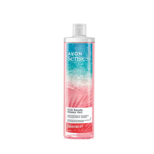 AVON Gel Douche Senses Pink Sands : Eau de Coco & Fruit du Dragon - 500 ml AVON