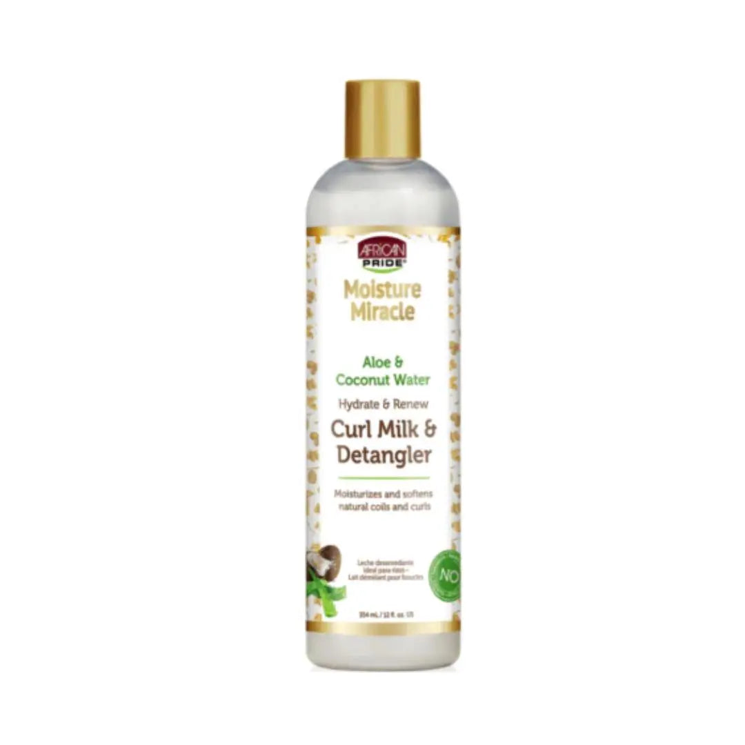 African Pride Moisture Miracle Aloe & Coconut Water Curl Milk And Detangler 354 ml AFRICA PRIDE