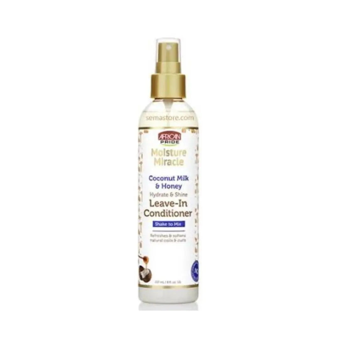 African Pride Moisture Miracle Après-shampoing sans rinçage Lait de coco & Miel AFRICAN PRIDE