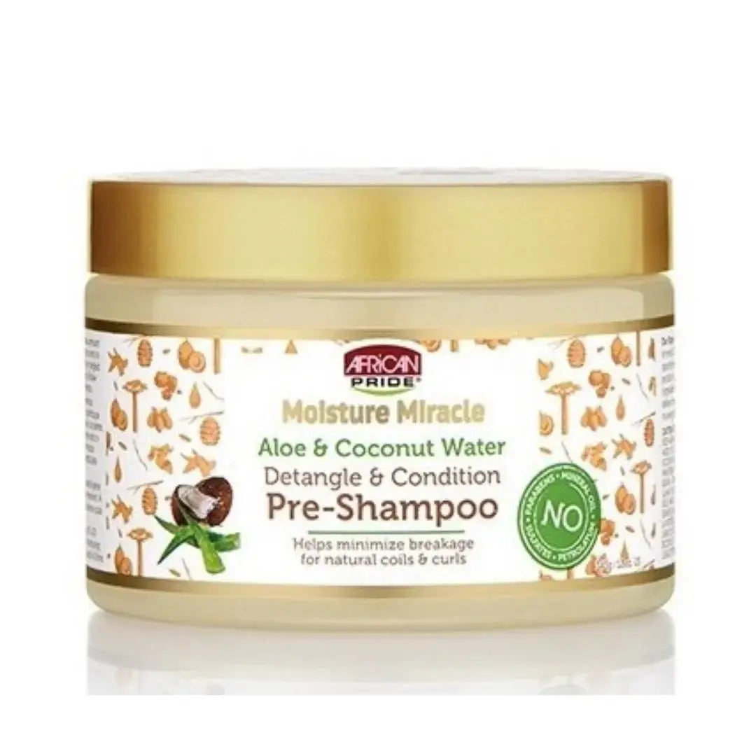 1.0 African Pride Pre-shampoing Aloé vera & Coco (Moisture Miracle) 340g AFRICAN PRIDE