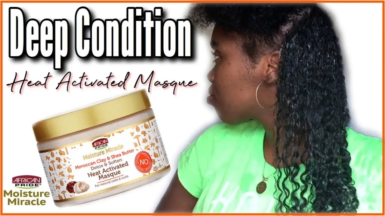African pride Moisture miracle moroccan clay & shea butter heat activated masque 354 ML AFRICA PRIDE