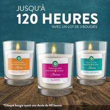 Charger l&#39;image dans la galerie, Air Wick Coffret Bougies parfumées d&#39;Aromathérapie aux huiles essentielles 120h AIR WICK
