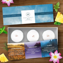 Charger l&#39;image dans la galerie, Air Wick Coffret Bougies parfumées d&#39;Aromathérapie aux huiles essentielles 120h AIR WICK
