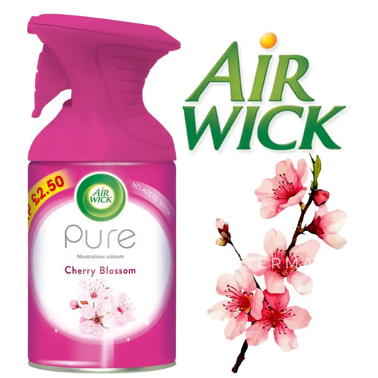Air Wick Désodorisant Aérosol Pure Cherry Blossom 250ml Pure