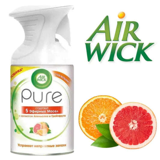 Air Wick Désodorisant Aérosol Pure Orange Grapefruit 250ml AIR WICK