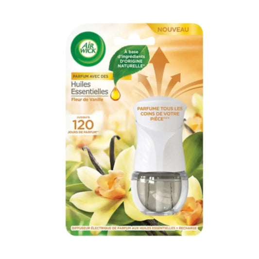 Air Wick Diffuseur d'huile parfumée et recharge Gousse de vanille blanche 19 ml AIR WICK