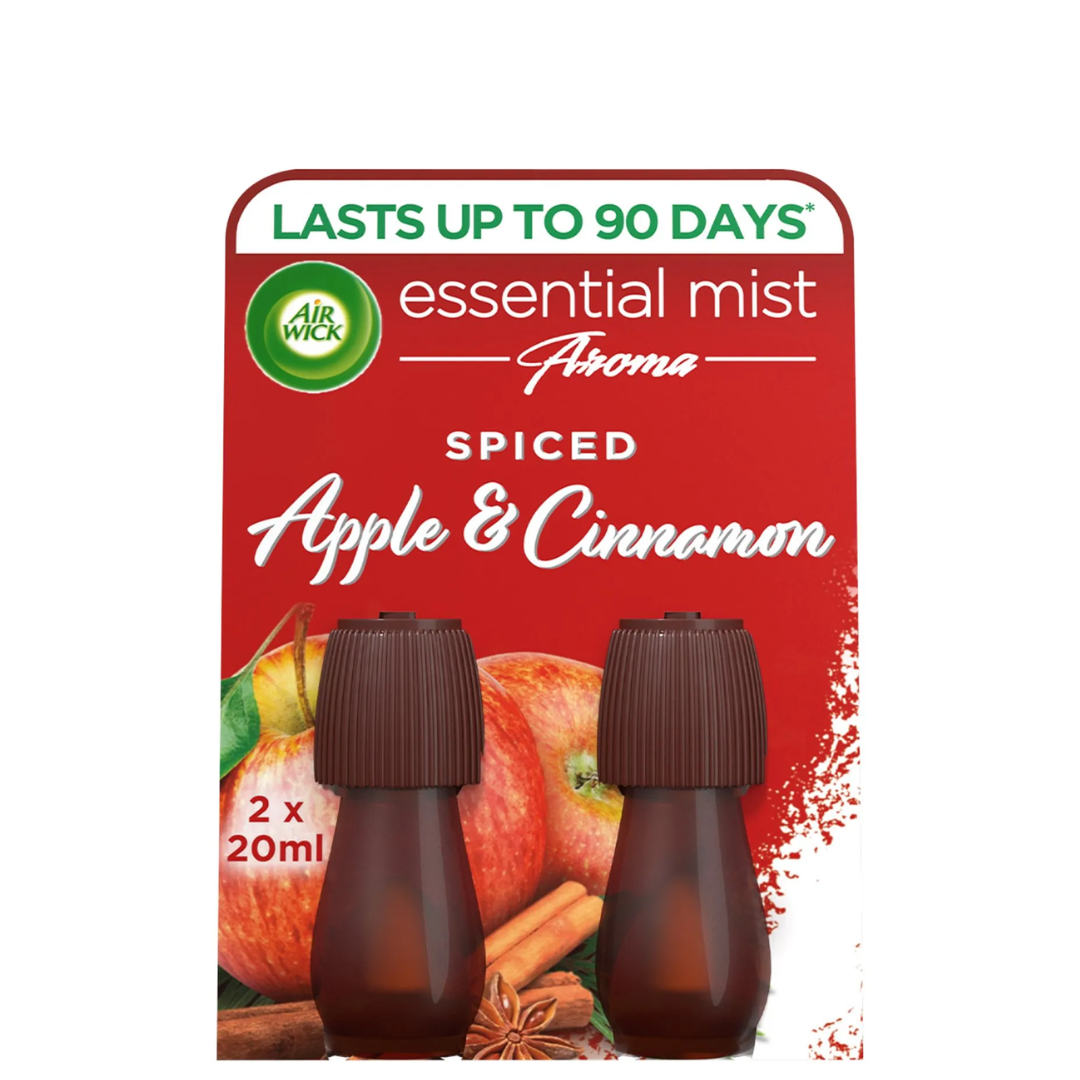 Air Wick Recharge Diffuseur De Parfums  pomme et cinamon 2x20 ML AIR WICK