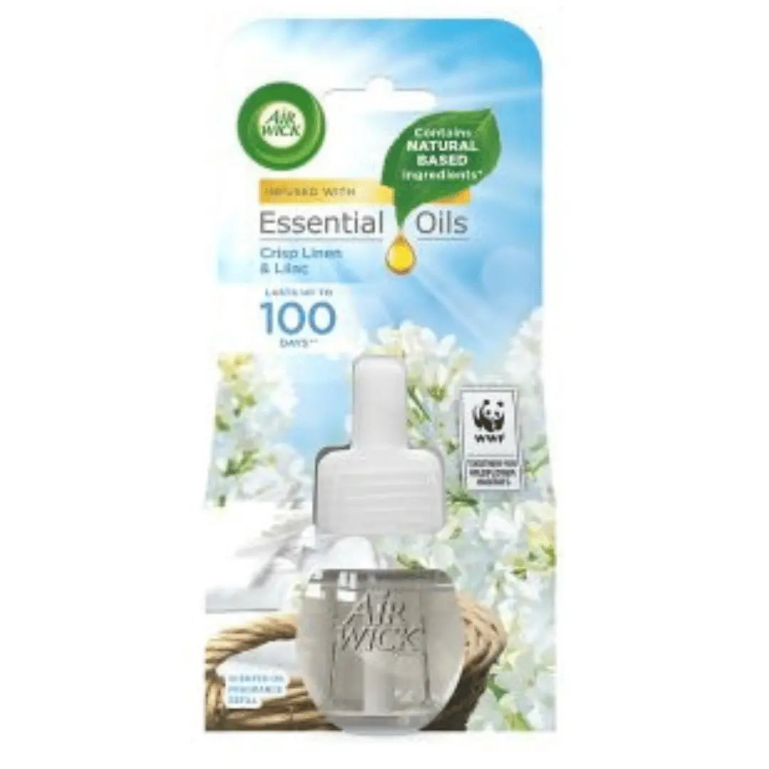 Air wick Huiles Essentielles Recharge Crisp linen & Lilac 19 ml AIR WICK