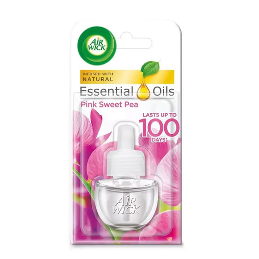 Air wick Recharges de désodorisant enfichables, pois de senteur rose, 19 ml AIR WICK