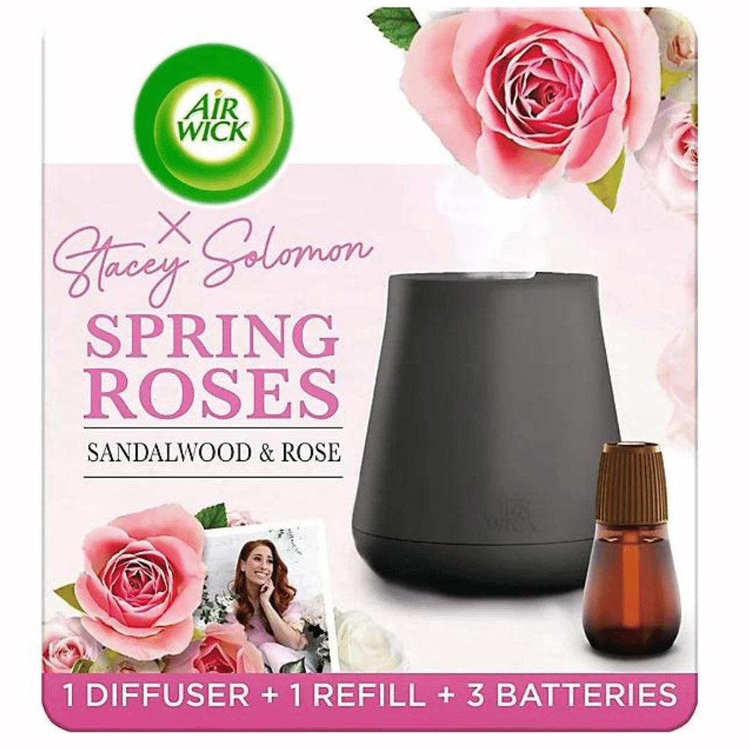 AirWick Essential Mist Stacey Solomon Diffuseur et recharge Roses de printemps 20 Ml AIR WICK