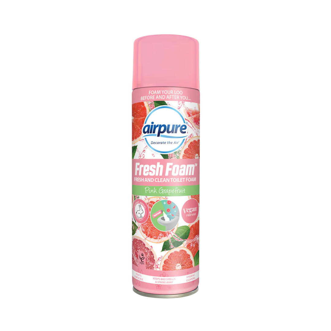 Airpure Mousse WC Désinfectante et Désodorisante Rose Pamplemousse 500 Ml AIRPURE