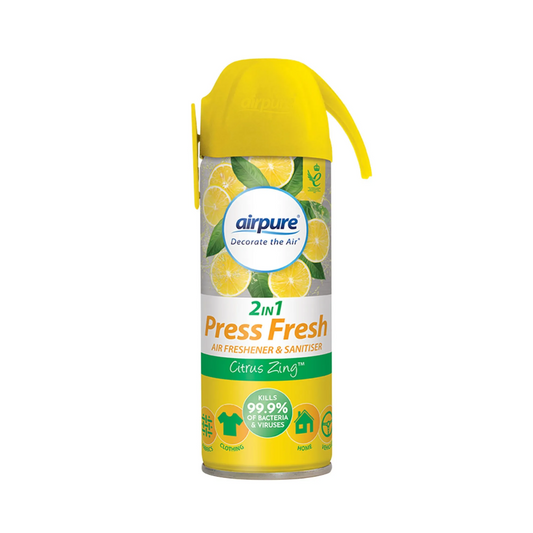 Airpure Spray Désodorisant et assainissant 2 en 1 Zing d'Agrumes 180nml AIRPURE