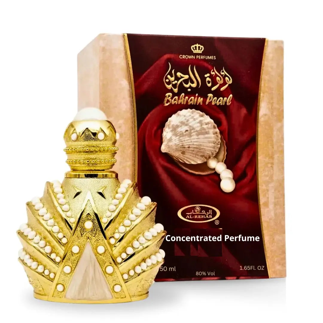 Al Rehab Bahrain Pearl Huile de parfum concentrée 20ml Majestic