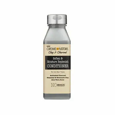 Après-shampooing Revitalisant Argile/ Charbon/Aloe Vera 355ml CREME OF NATURE