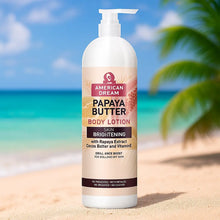 Charger l&#39;image dans la galerie, American Dream Lotion corporelle au beurre de cacao papaye éclaircissante 750 ml AMERICAN DREAM
