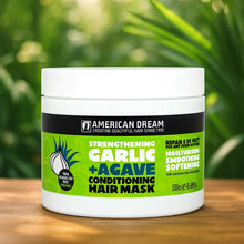 Charger l&#39;image dans la galerie, American Dream Masque capillaire revitalisant à l&#39;ail et à l&#39;agave 500 Ml AMERICAN DREAM
