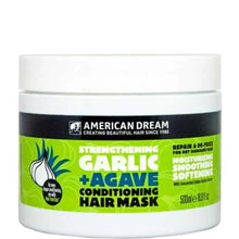 Charger l&#39;image dans la galerie, American Dream Masque capillaire revitalisant à l&#39;ail et à l&#39;agave 500 Ml AMERICAN DREAM
