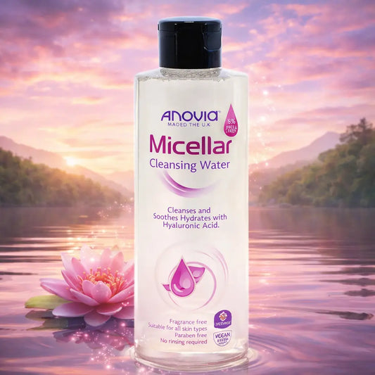 Anovia Micellar Cleansing Water – Eau Micellaire Hydratante à l’Acide Hyaluronique 400ML ANOVIA
