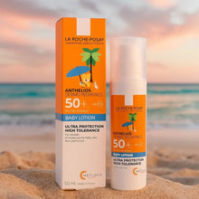 Charger l&#39;image dans la galerie, Anthelios dermo-pédiatric lait bébé 50+ LA ROCHE-POSAY est une crème solaire pour bébé LA ROCHE POSAY
