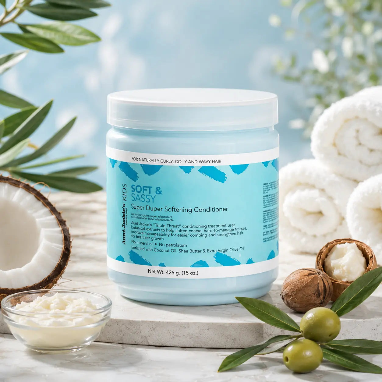 Après-shampooing Enfant Aunt Jackie's Soft & Sassy 426 g