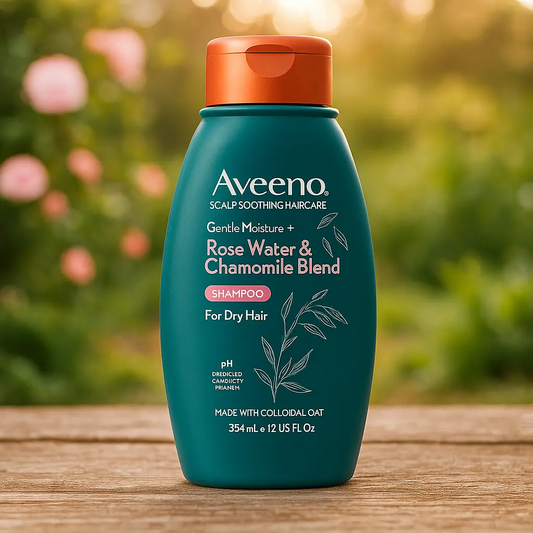 Aveeno Gentle Moisture+ Shampoing à l'eau de rose et à la camomille - 354 ml AVEENO