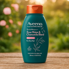 Charger l&#39;image dans la galerie, Aveeno Gentle Moisture+ Shampoing à l&#39;eau de rose et à la camomille - 354 ml AVEENO
