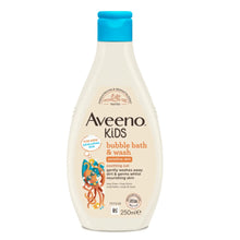 Charger l&#39;image dans la galerie, Aveeno Kids Bain moussant et nettoyant 250 ml AVEENO
