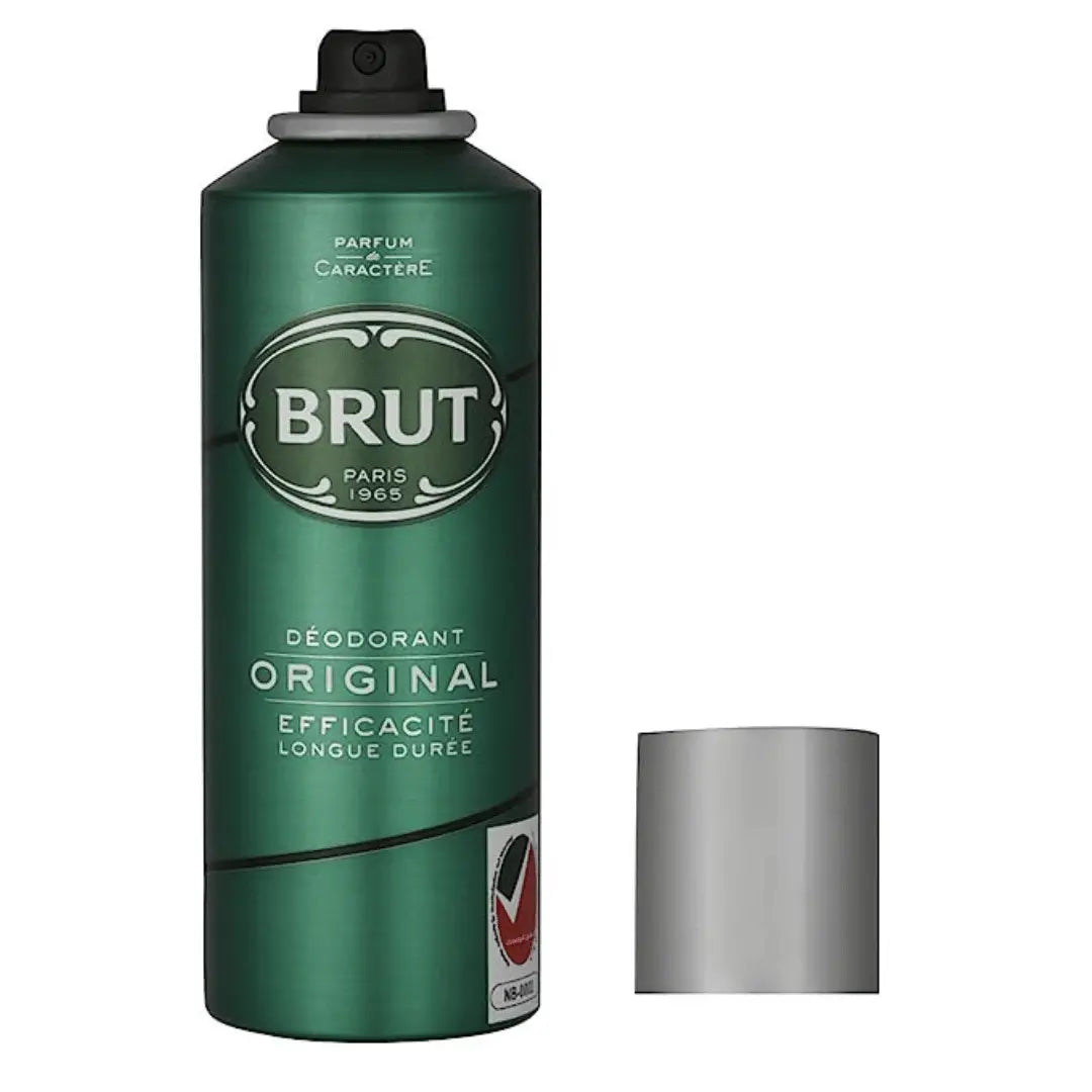 BRUT Déodorant Homme Spray Efficacité Longue Durée - 200 ml BRUT