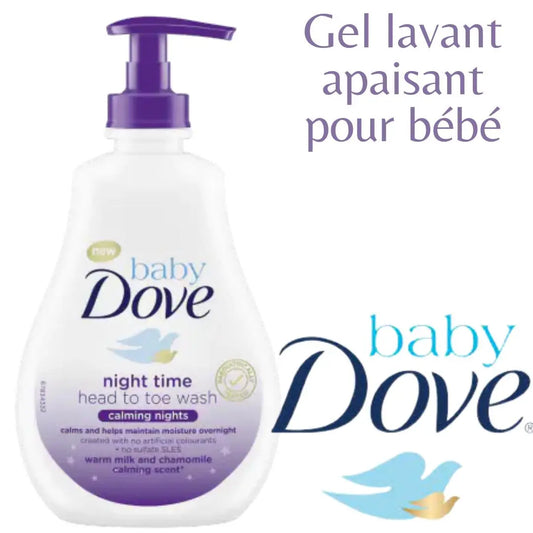 Baby Dove Nettoyant de la tête aux pieds Calming Nights 400mL BABY DOVE