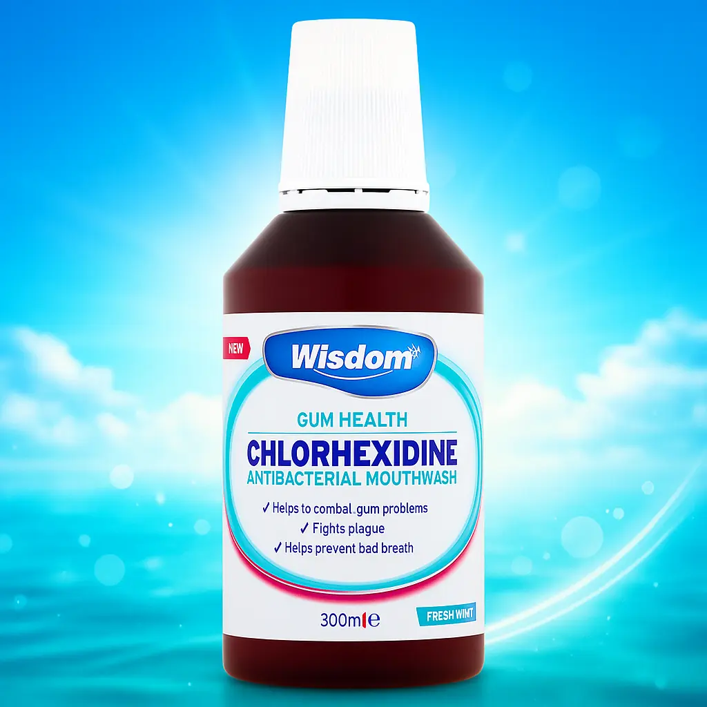 Bain de bouche Haleine Fraiche a la Menthe 300 ML wisdom