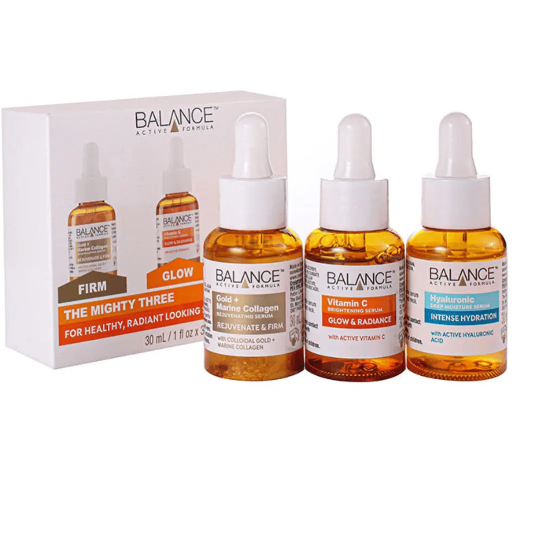 Balance Active Formula The Mighty Three (3 X 30 ml) - Ingrédients actifs révolutionnaires, résultats visibles BALANCE ACTIVE