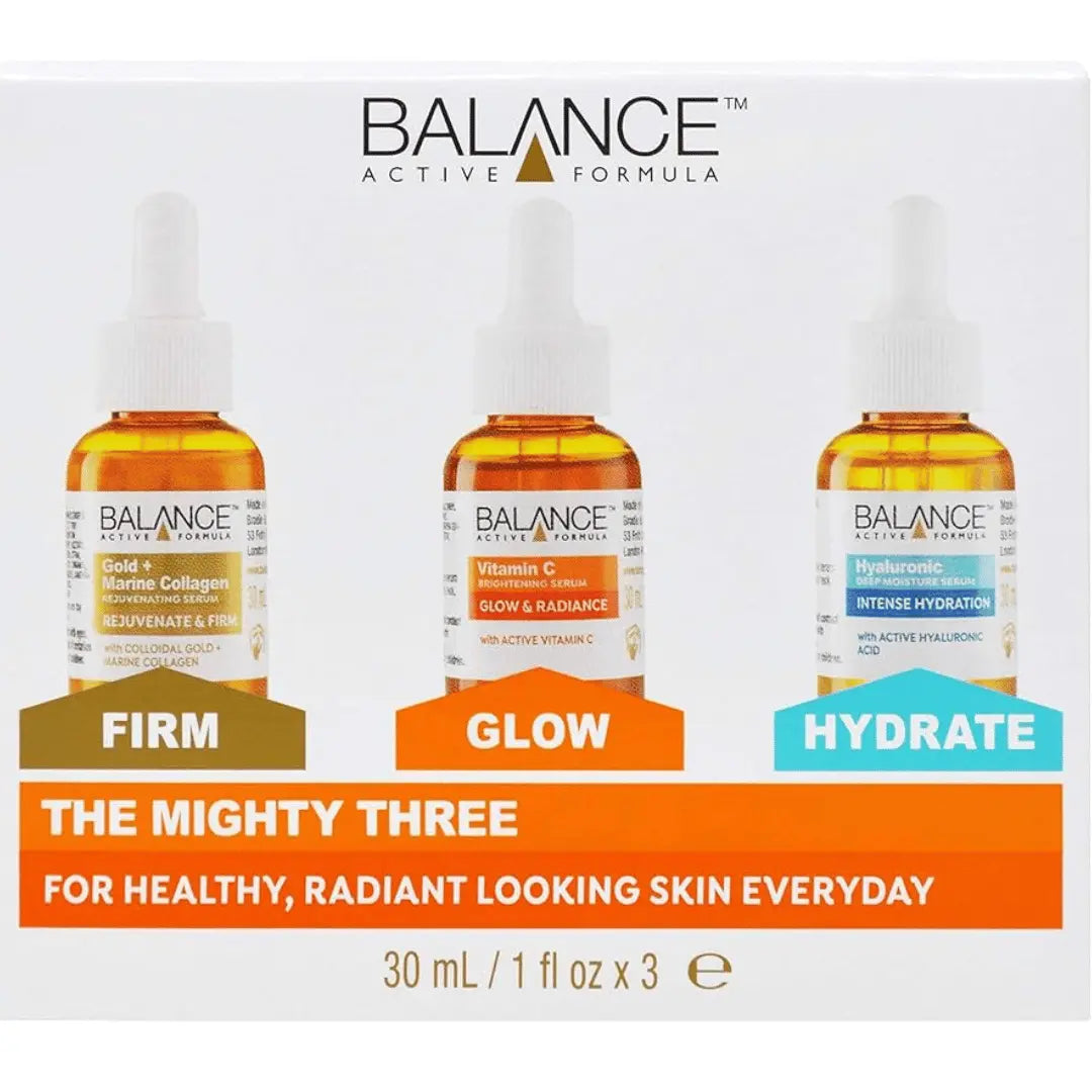 Balance Active Formula The Mighty Three (3 X 30 ml) - Ingrédients actifs révolutionnaires, résultats visibles BALANCE ACTIVE