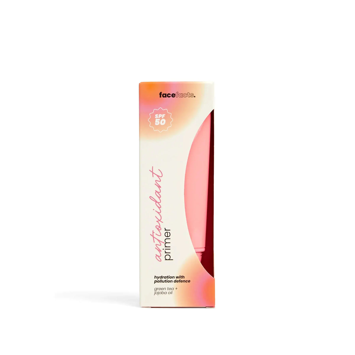 Base de Maquillage Antioxydante Face Facts SPF 50 — Thé Vert & Jojoba — 50 ml