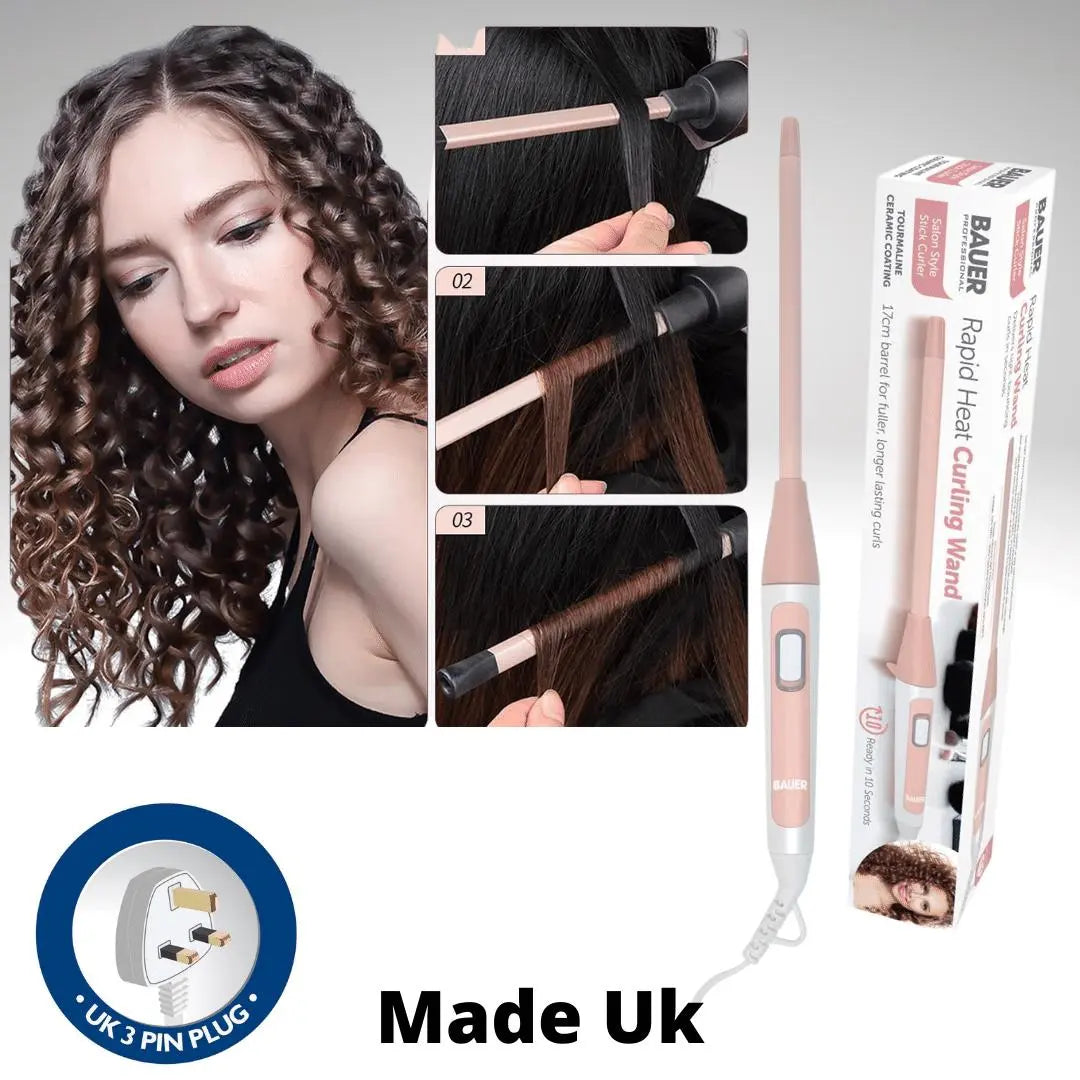 Bauer Rapid Heat Curling Wand BAUER