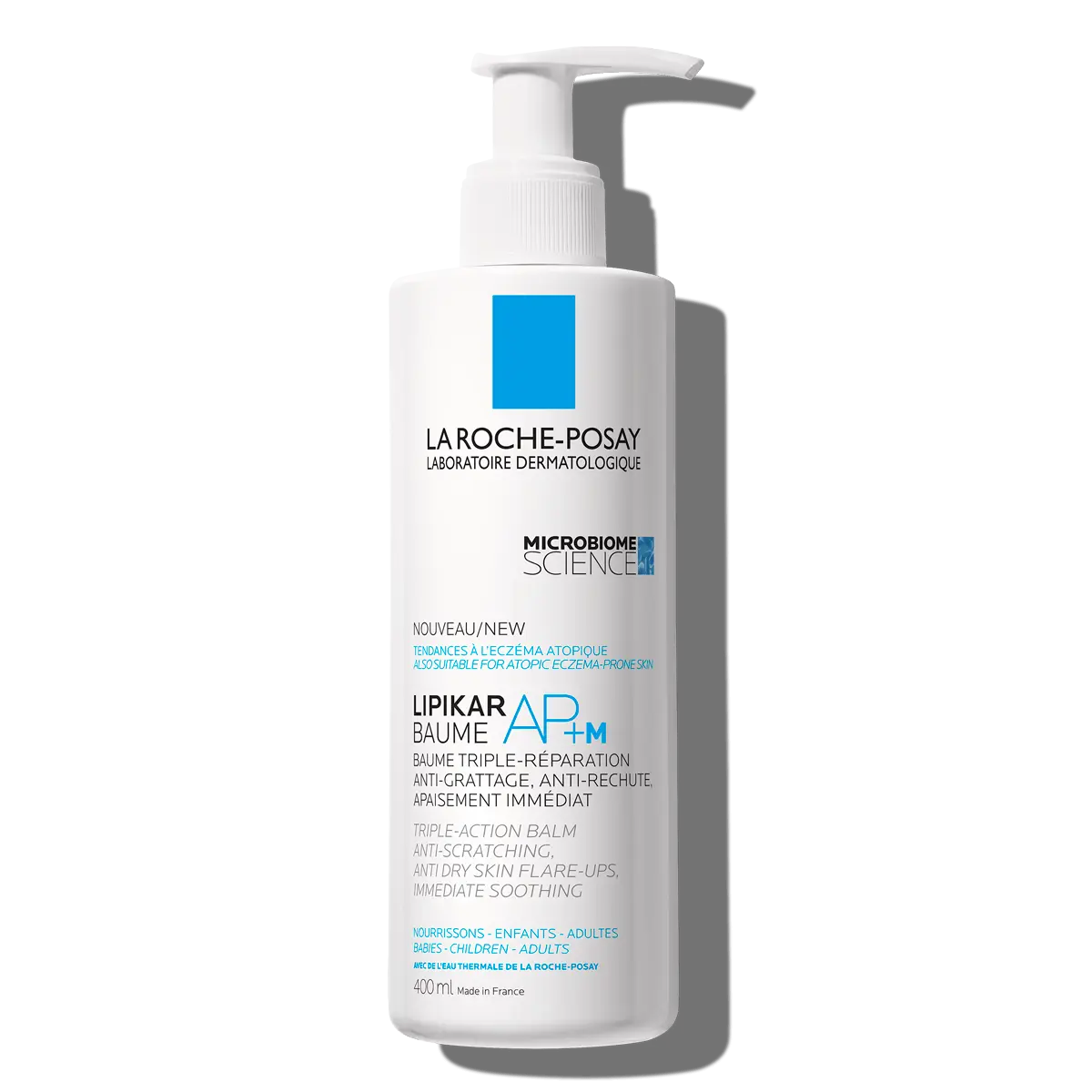Baume corps La Roche-Posay Lipikar AP+M 400 ml peaux atopiques