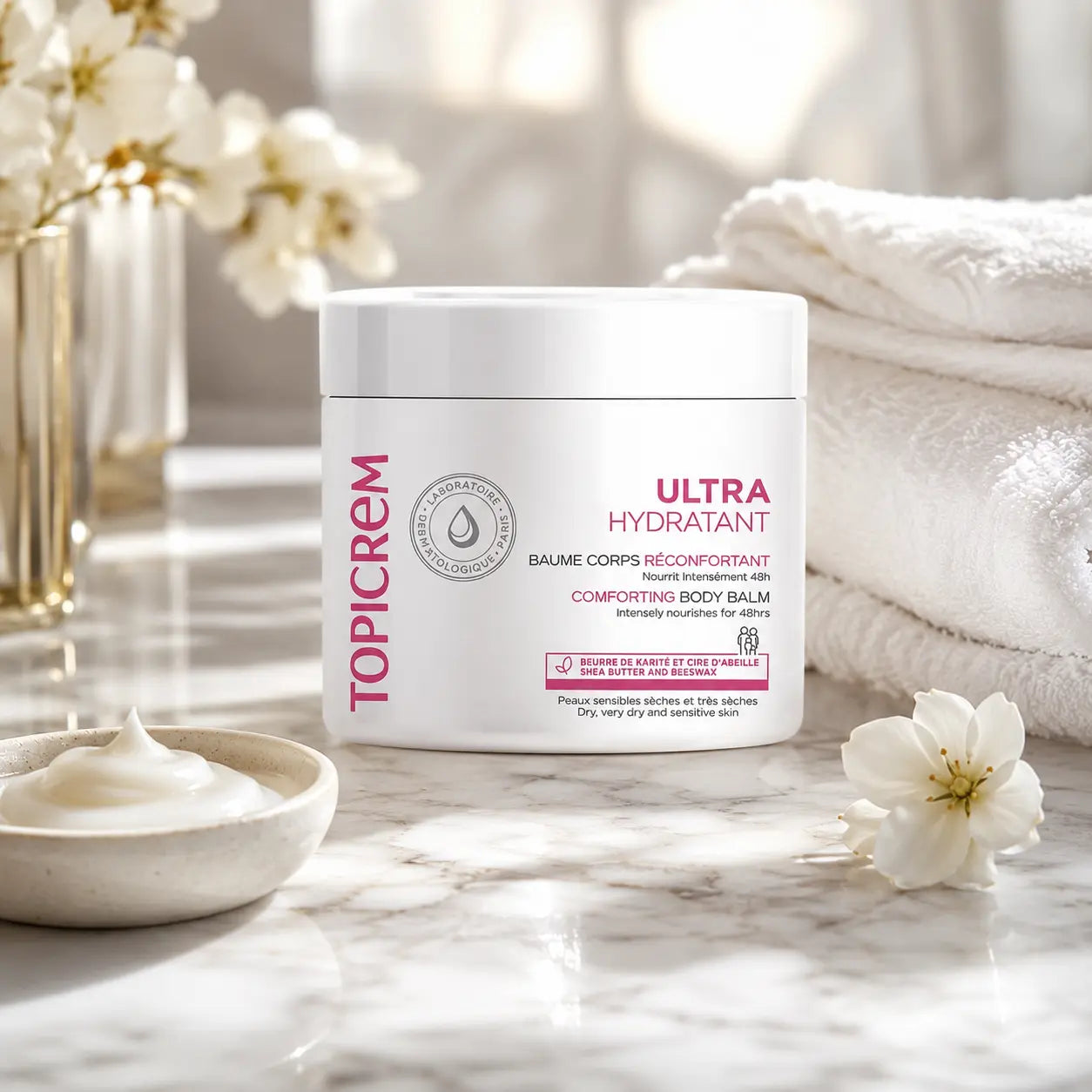 Baume Corps Réconfortant Topicrem Ultra Hydratant — 380 ml