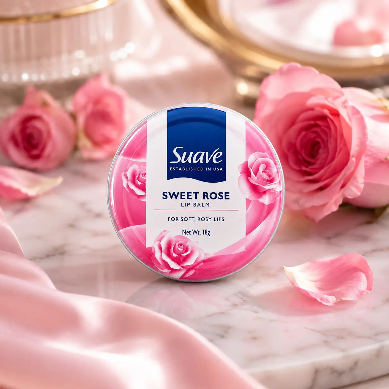 Baume à lèvres Suave Sweet Rose — 18 g
