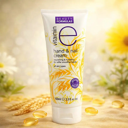 Crème mains et ongles Beauty Formulas Vitamine E – 100 ml