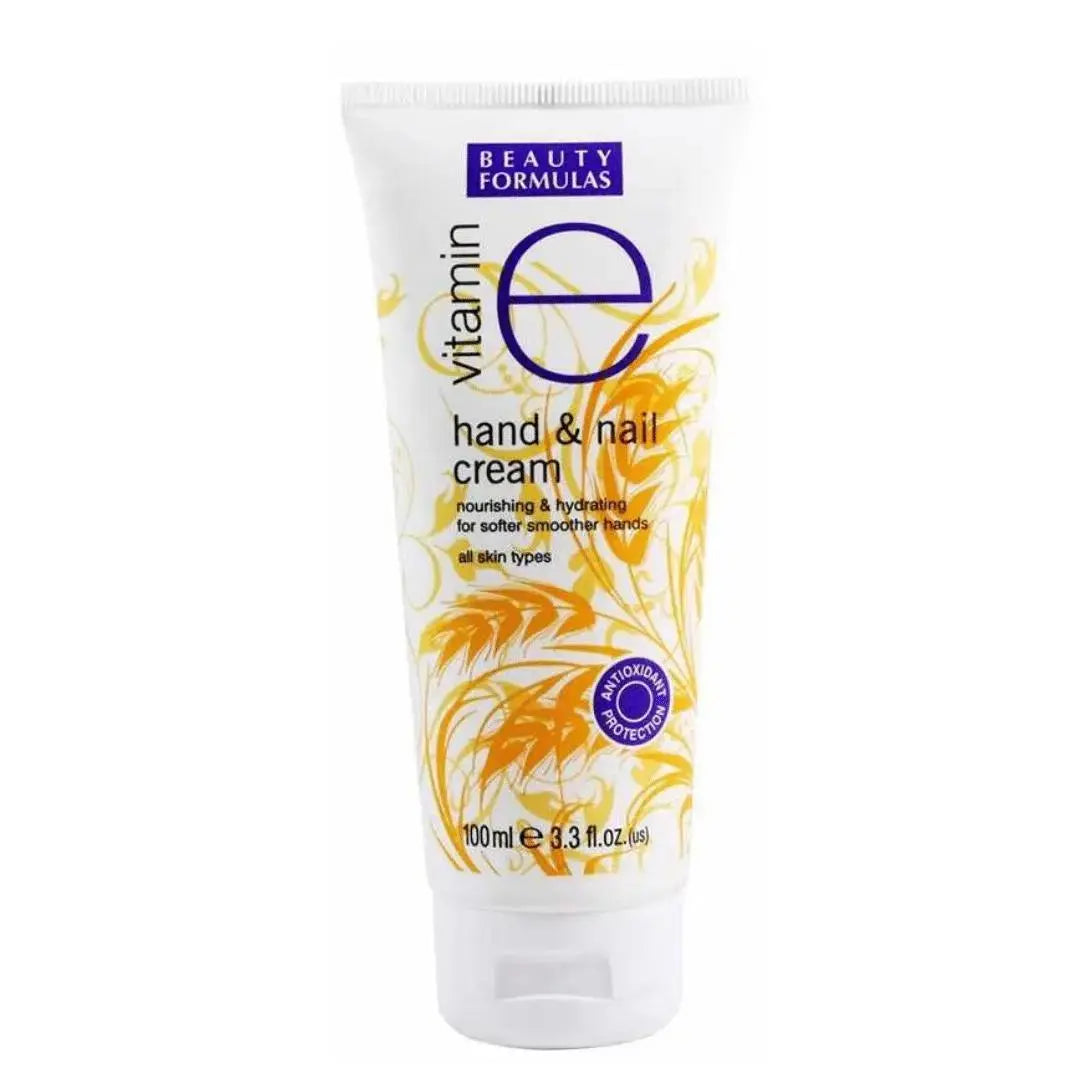Beauty Formulas Crème pour les mains et les ongles à la vitamine E 100 ml BEAUTY FORMULAS